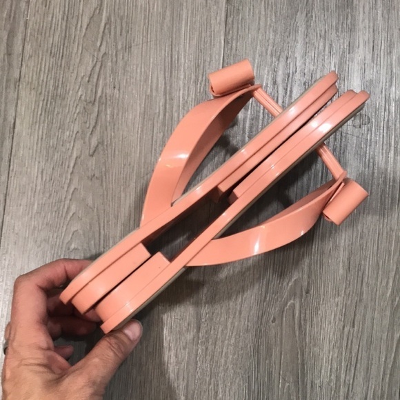 Melissa Mini Bow Peach Flip Flop Style Sandals size 6 - Picture 6 of 10